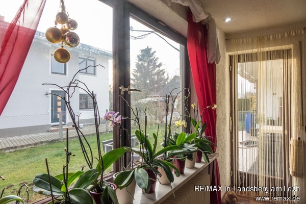 Blick in den Garten Erdgeschosswohnung Graben