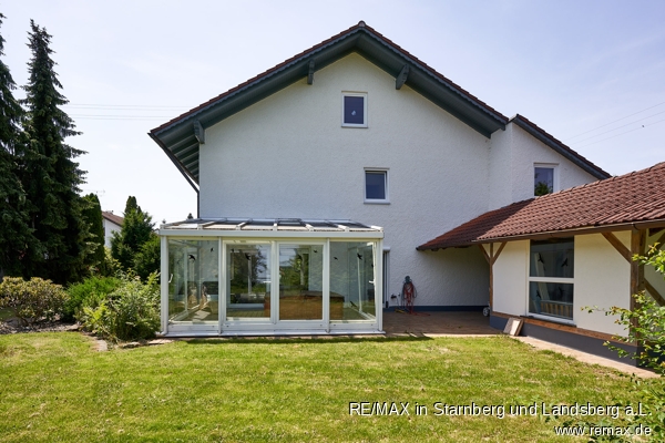 Garten und Gartenhaus Einfamilienhaus Hurlach