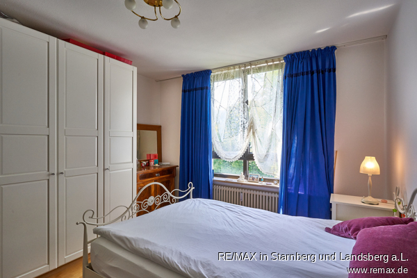 Schlafzimmer S�d-West Etagenwohnung M�nchen / Sendling