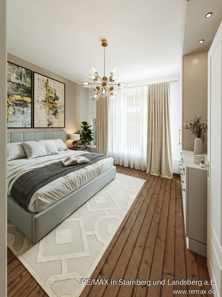 Schlafen - digital modernisiert und m�bliert Souterrainwohnung W�rzburg