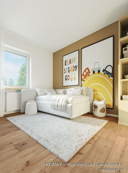 Kinderzimmer 1 - digital eingerichtet Etagenwohnung Landsberg