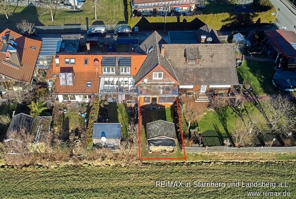 Haus Ansicht S�d Seite Reihenhaus Inning