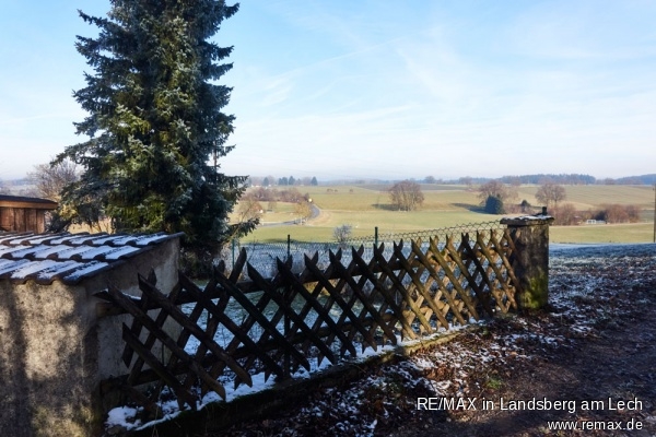 Blick Richtung Ammersee Einfamilienhaus Finning / Entraching