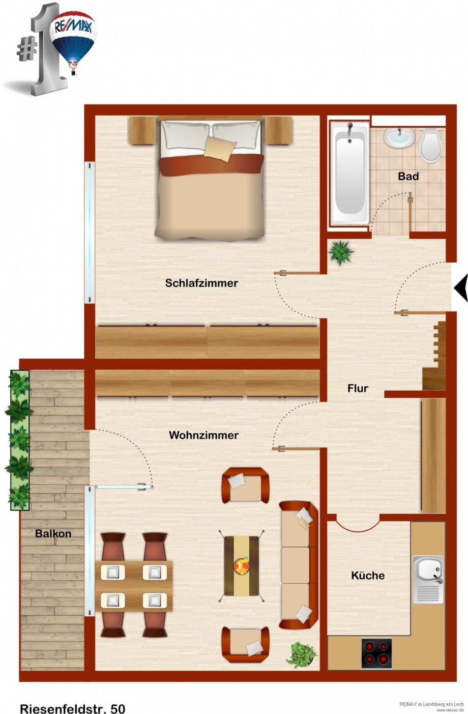 Riesenfeldstr 50 Grundriss optimiert Etagenwohnung M�nchen