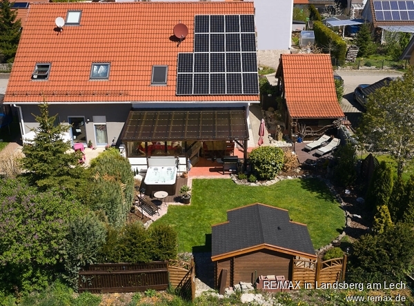 Terrasse Doppelhaush�lfte Klosterlechfeld