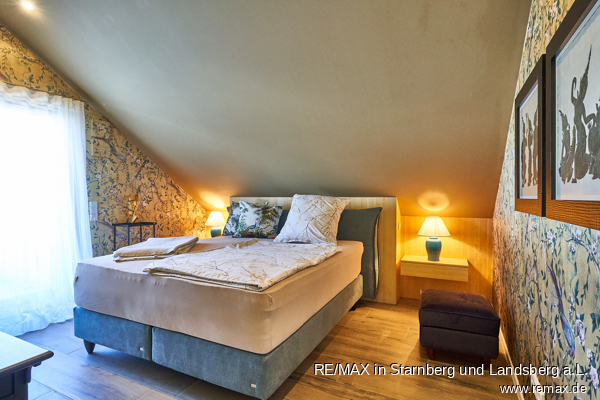 Schlafzimmer Dachgeschosswohnung M�nchen