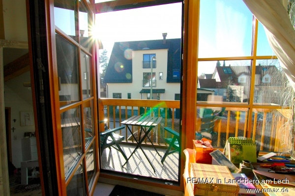 Balkon OG Doppelhaush�lfte Landsberg